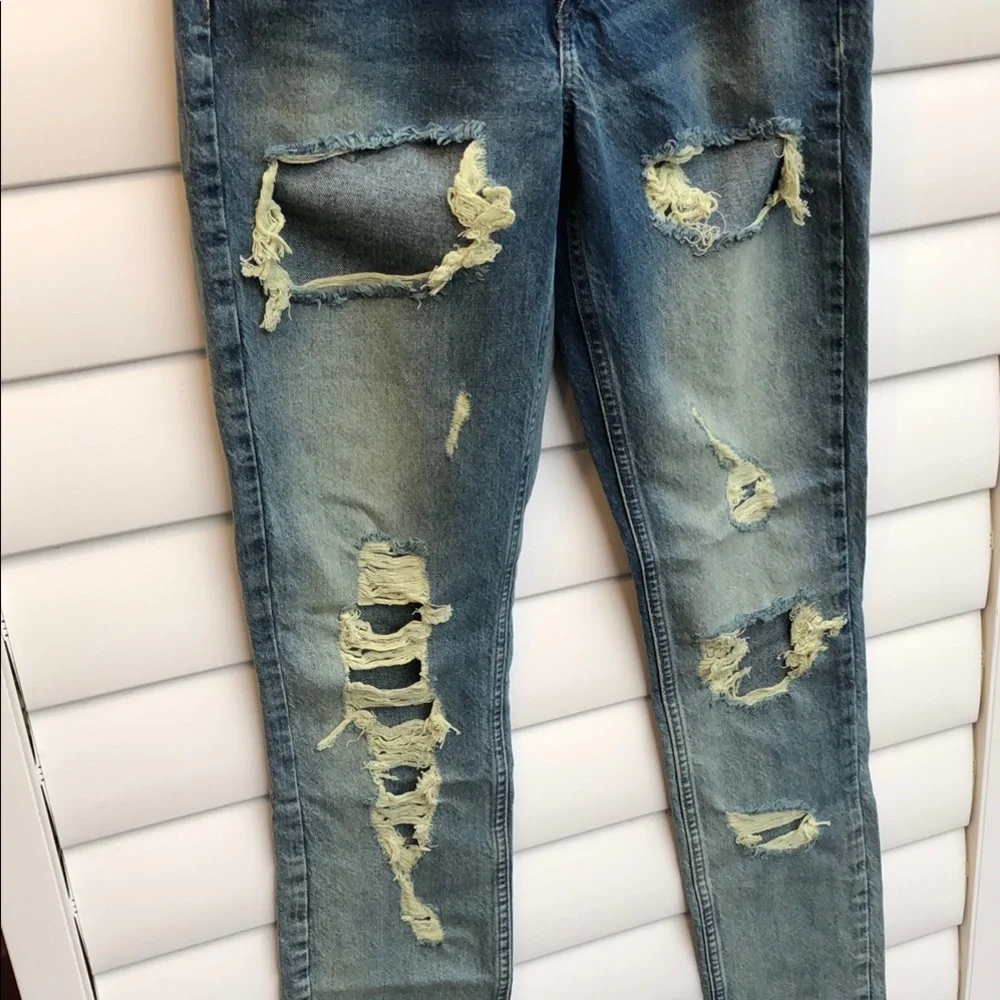 NWT Urban Outfitters Blue Straight Leg Jeans - Picture 10 of 16